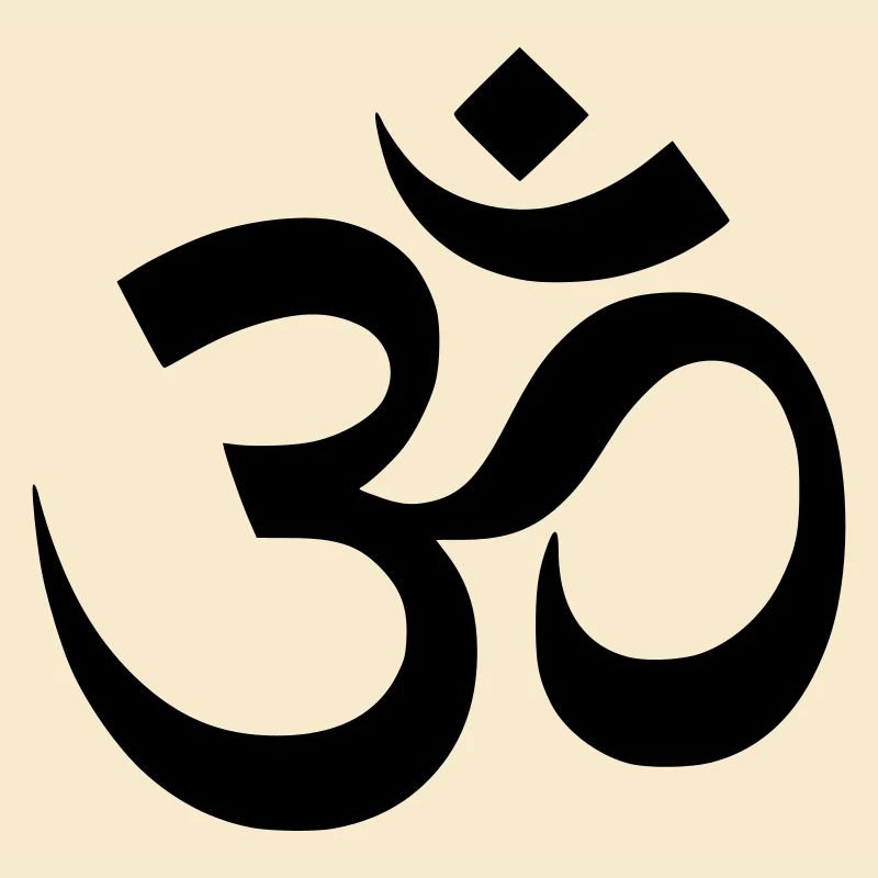 Om Symbol Mantra Silhouette