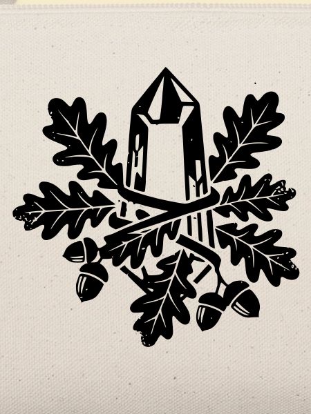 Kristall Eichenblatt Magie Wald