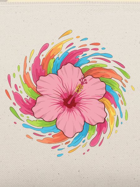Hibiskus Farbwirbel