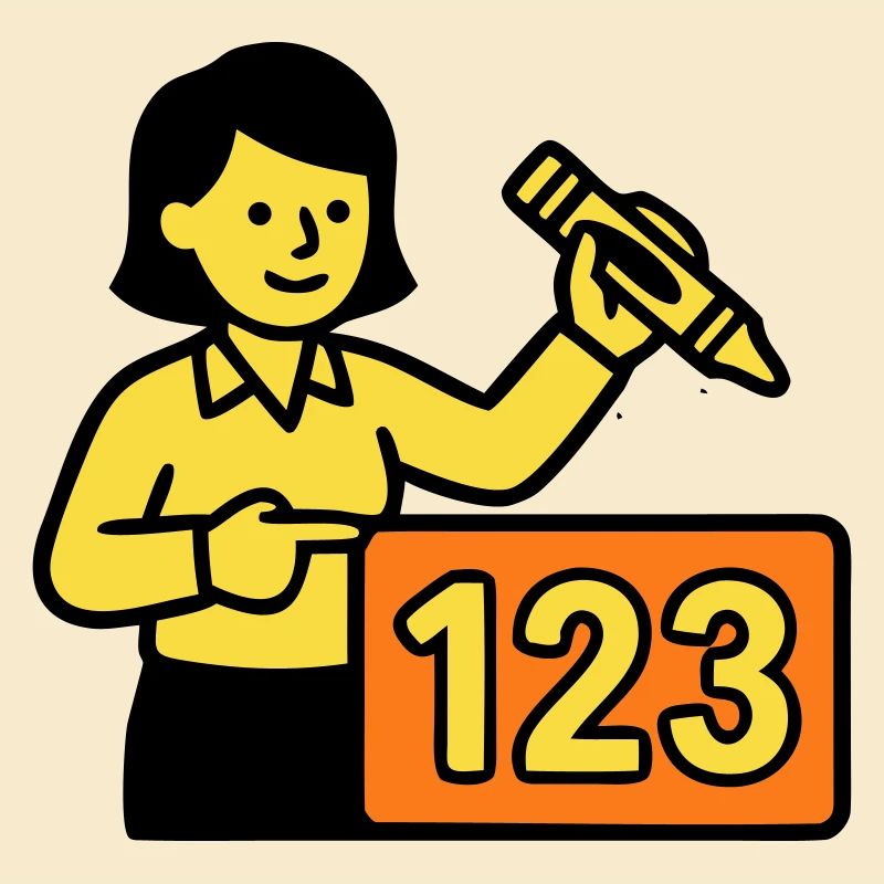 Teacher Math 123 School