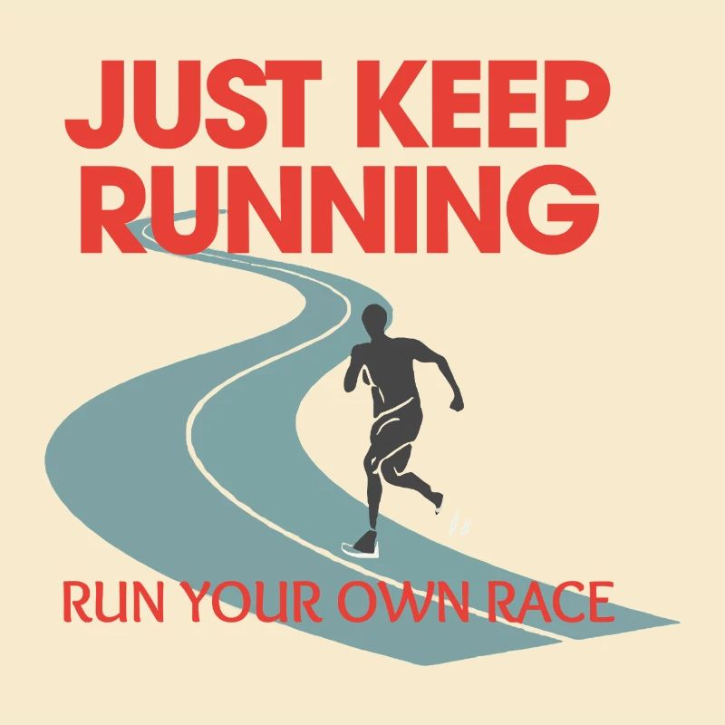 Jogging, Endurance Runner Fitness, continue simplement à courir