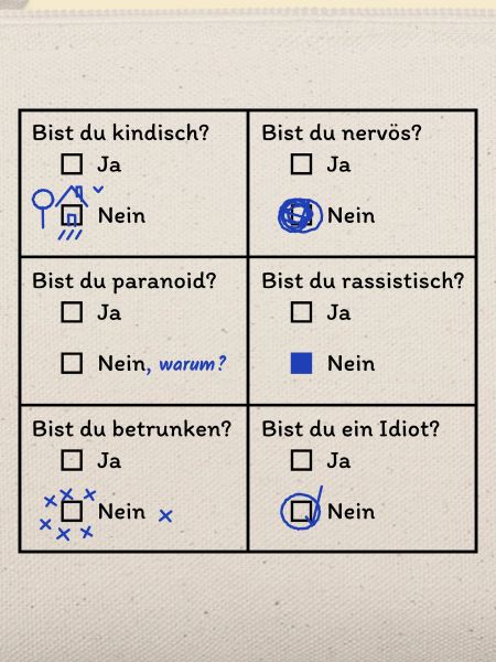 Psychotest Fragebogen Ja Nein