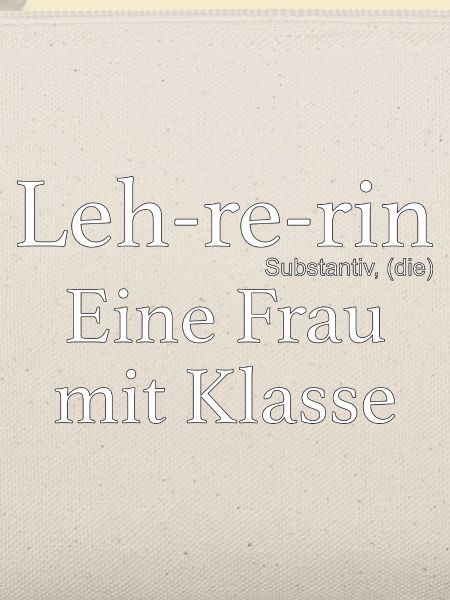 Lehrerin