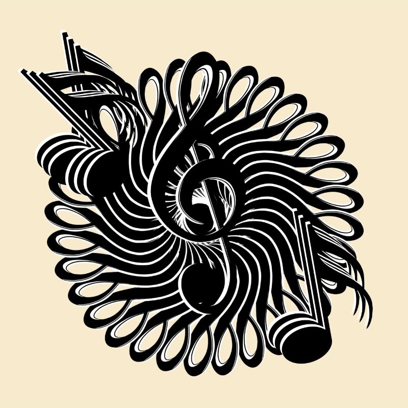 Note keys and notes pattern