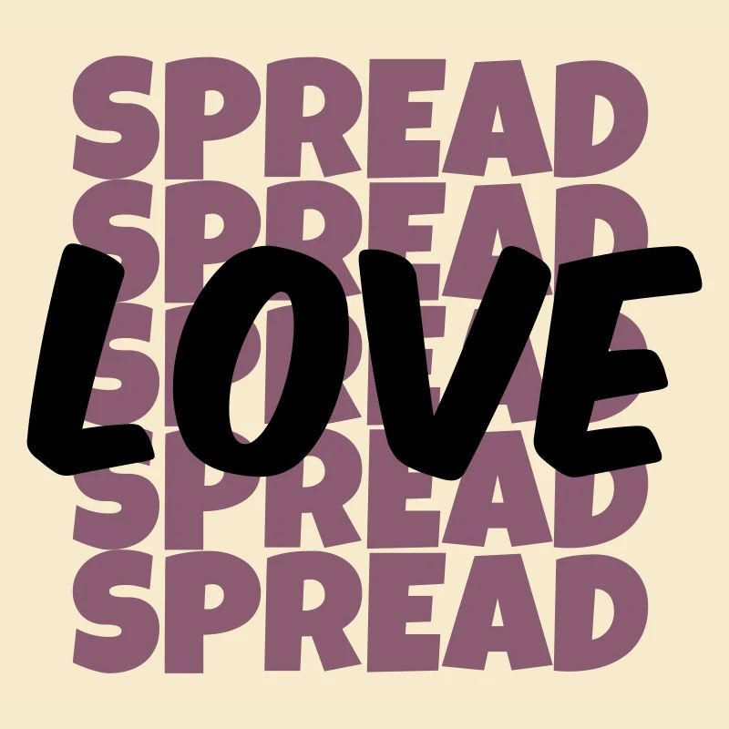 Conception de chemise Spread Love