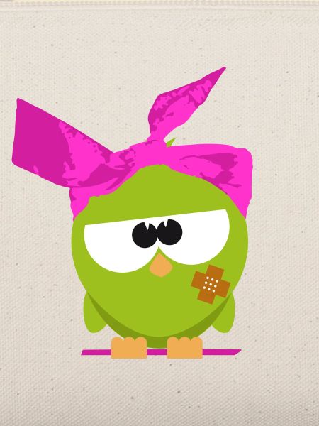 Birdie mit Kopftuch