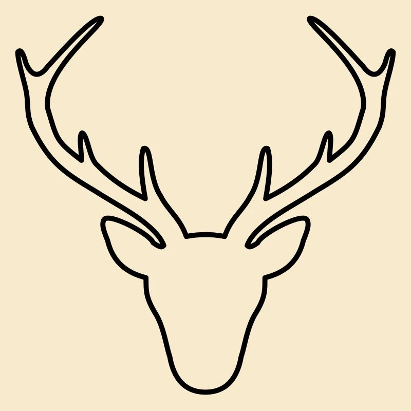 Hirsch Geweih Jäger Jagd Wild Geschenk