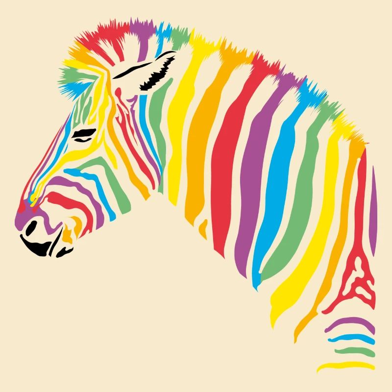 rainbow zebra