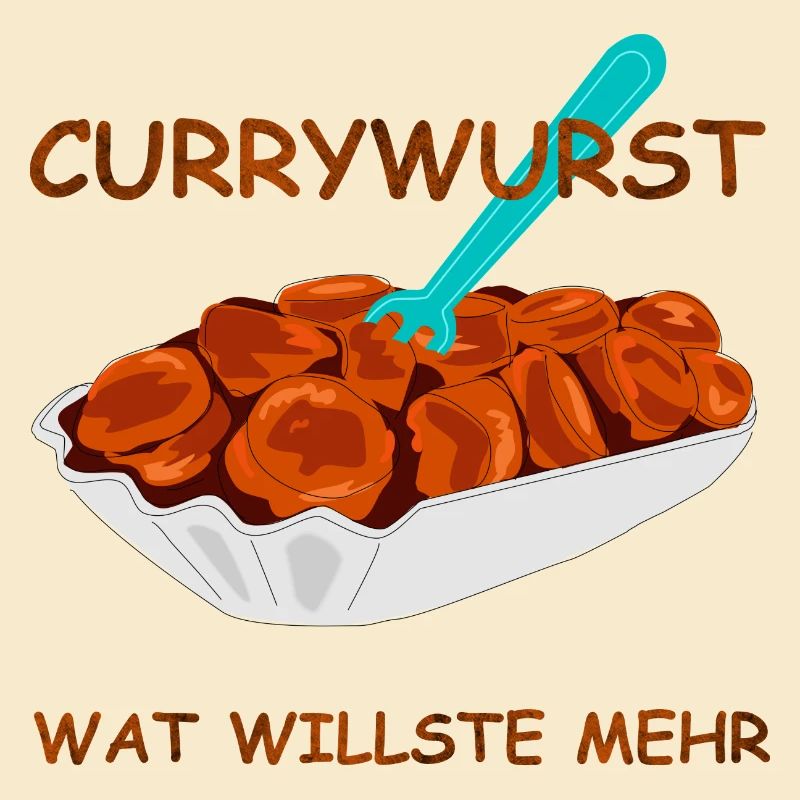 speise currywurst spruch