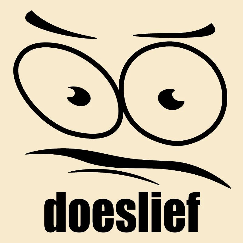 doeslief plaidant les yeux avec un regard de point d’interrogation