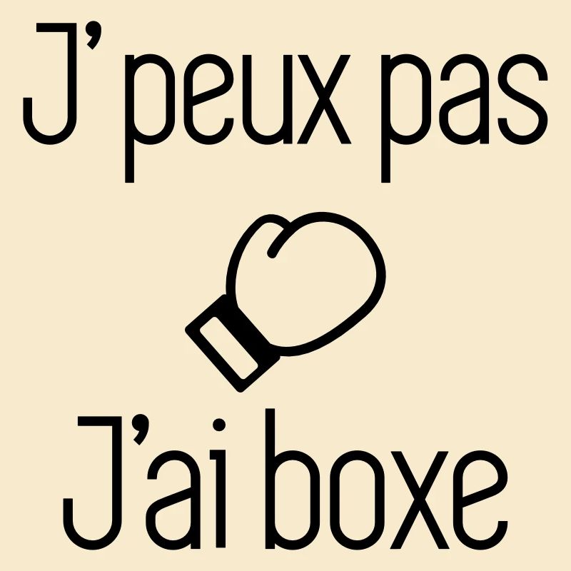 J'peux pas j'ai boxe