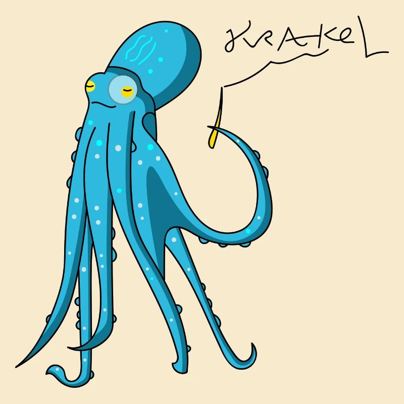 Krake kragelt