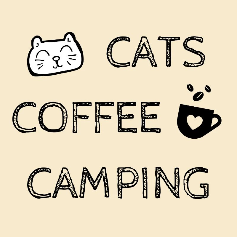 Katzen. Kaffee. Camping