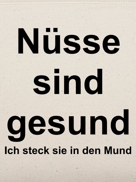 Nüsse sind gesund