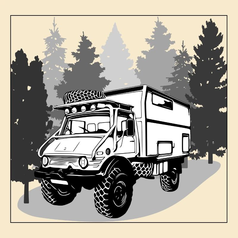 Camping - Unimog - Aventure - Oldtimer