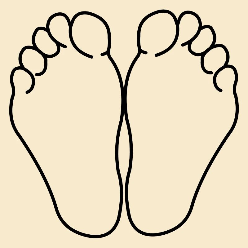 Bottom feet logo