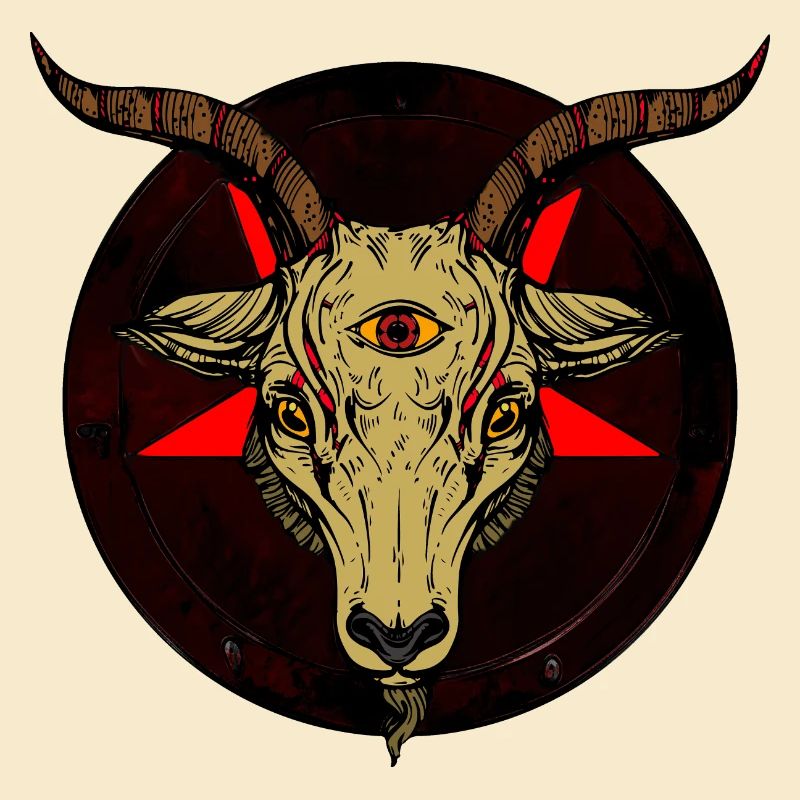 Chèvre à Troisième Œil et Pentacle