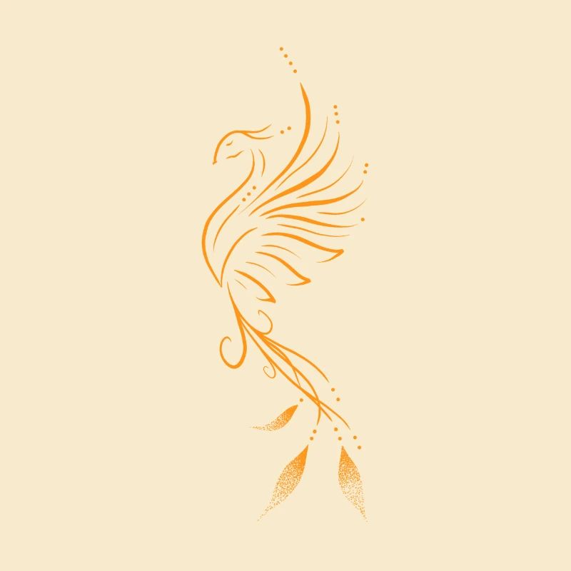Phoenix lining orange