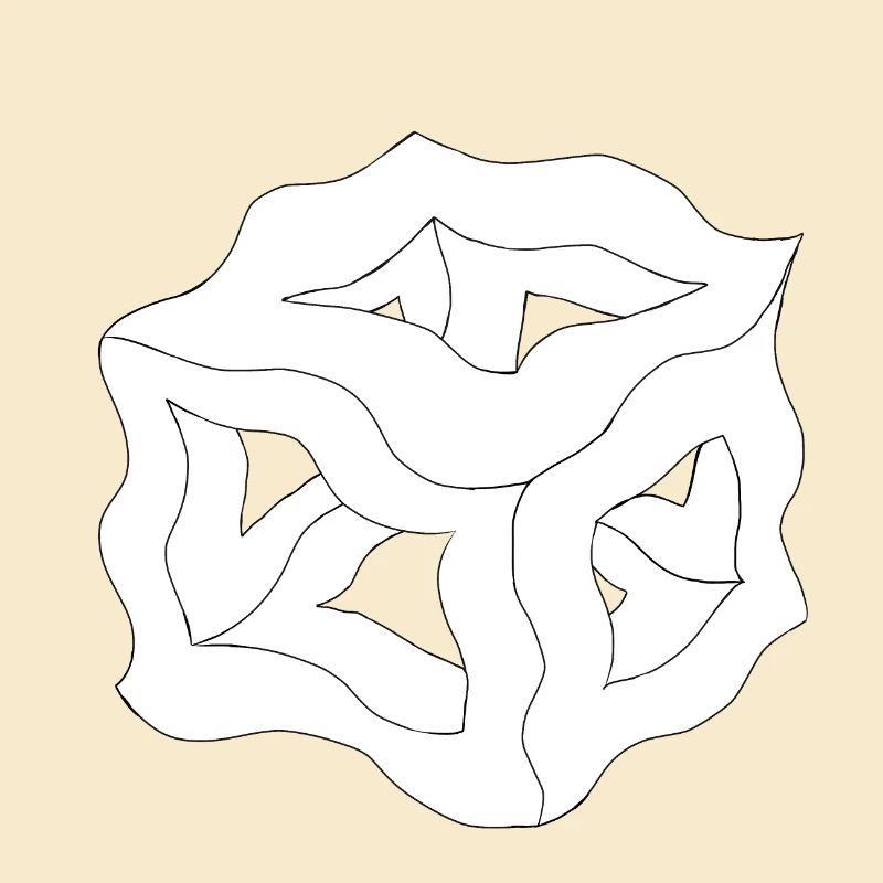 Traumwürfel oder Weißer Plato