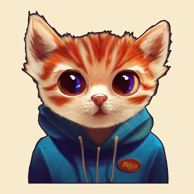 Katze mit Pullover