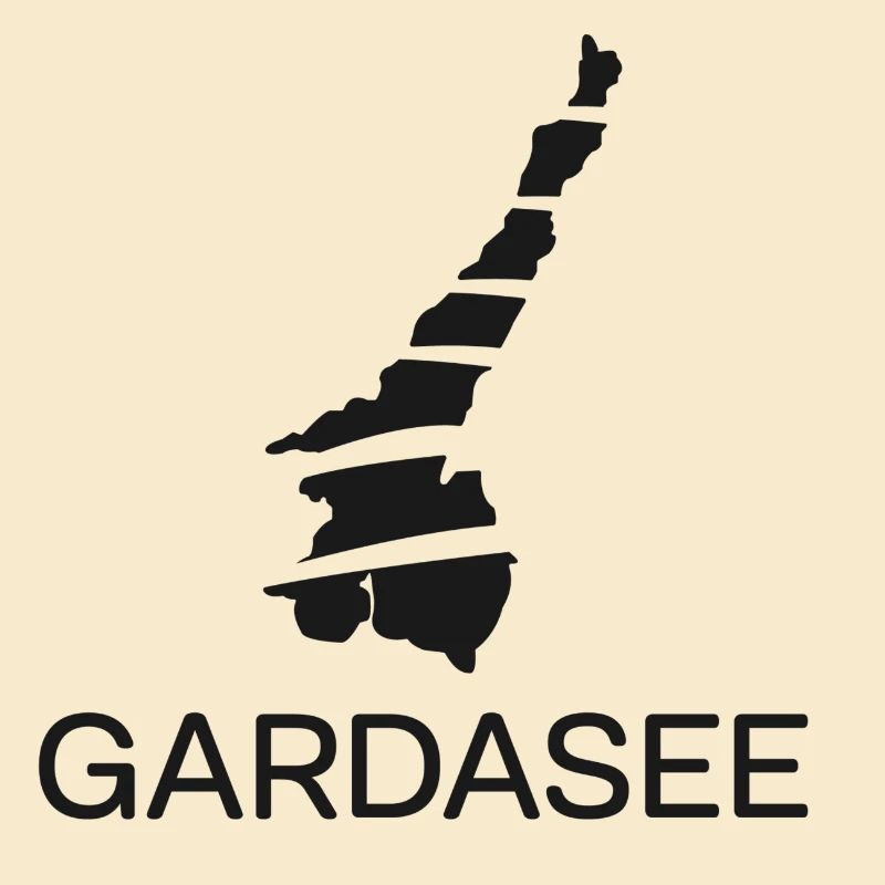 Gardasee Logo schwarz