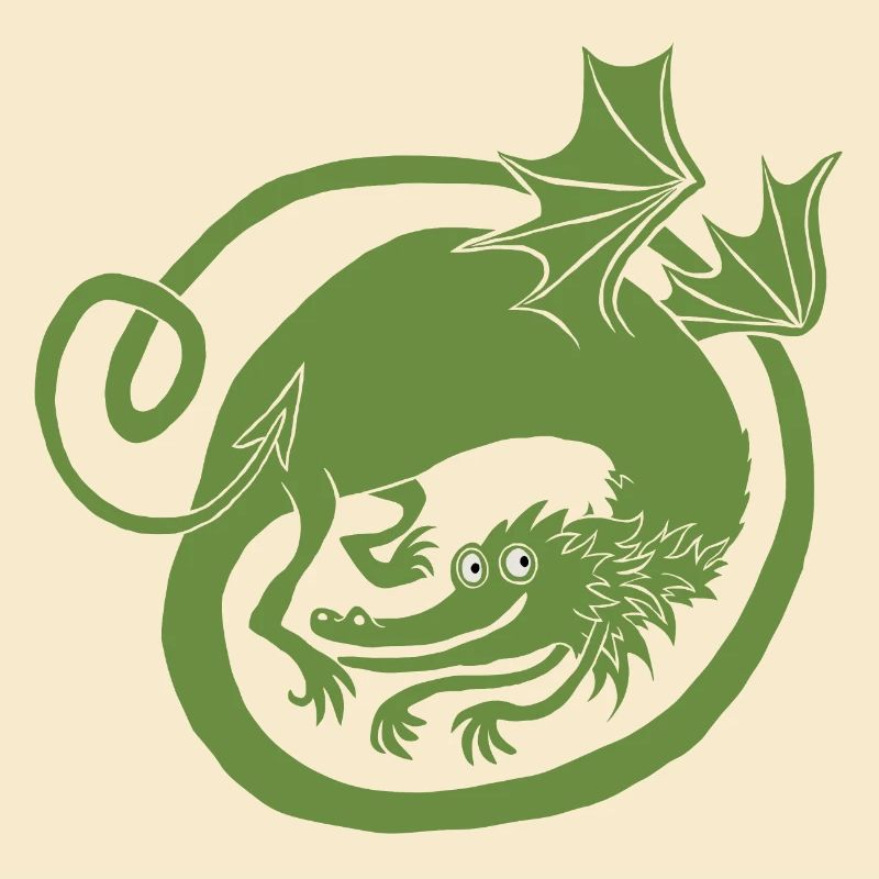 Drache (hellgrün)