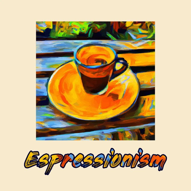 Un expresso expressionniste devient espressionnisme