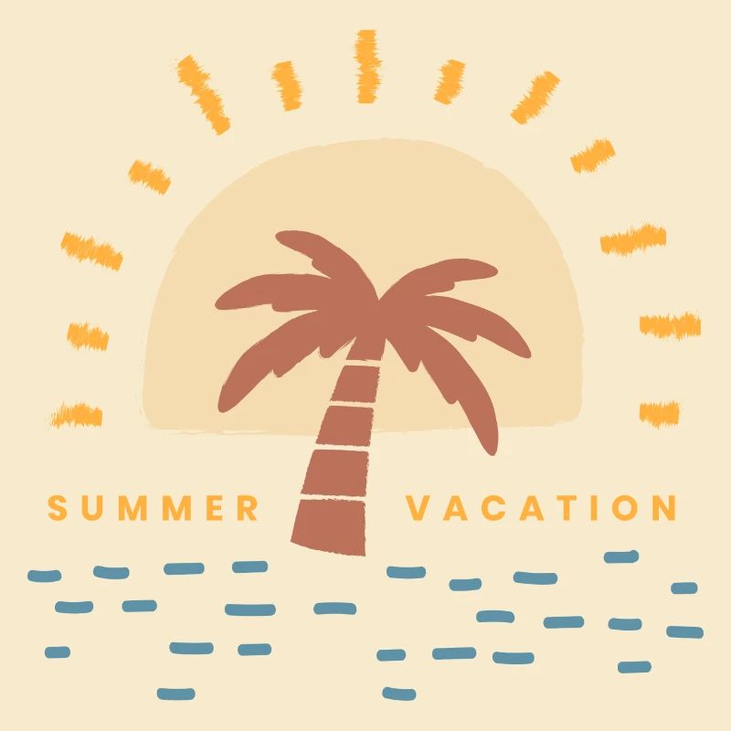 Sunset Palm Vacation Logo