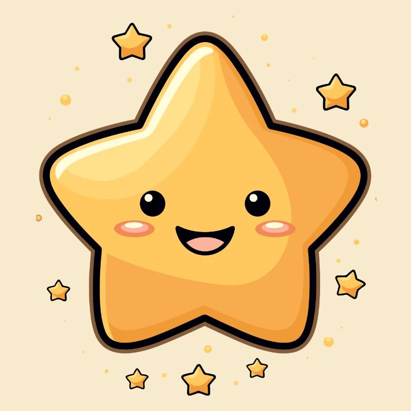 Laughing Star Night Sky Fun Gift