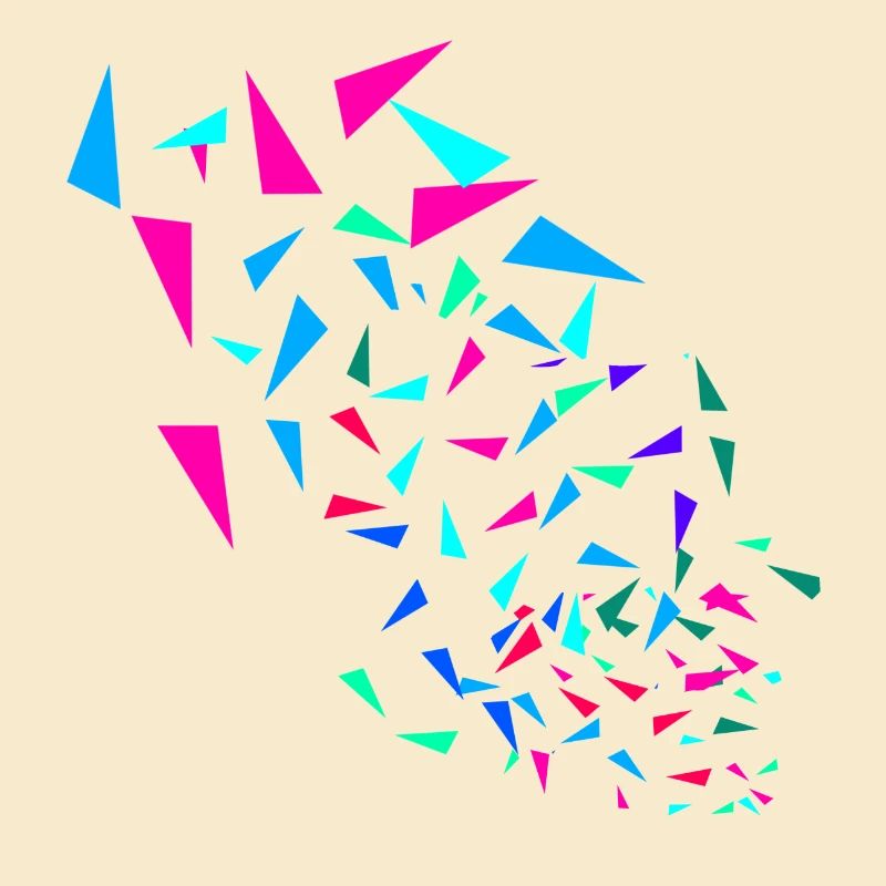 Colorful, abstract, retro, pattern, graphic