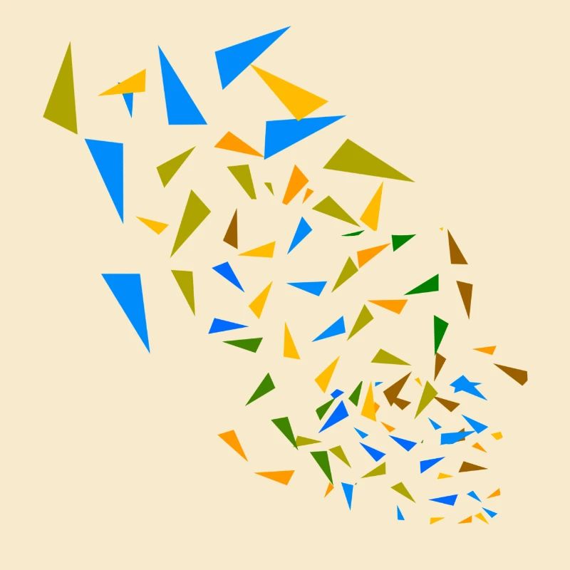 Colorful, abstract, retro, pattern, graphic