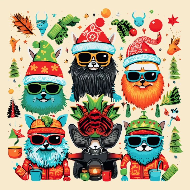 Pull de Noël moche -