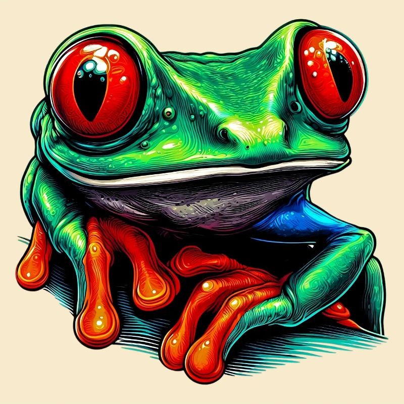 Red-eyed tree frog