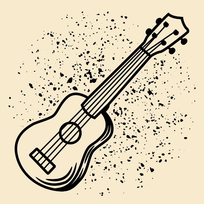 Dessin de ukulélé