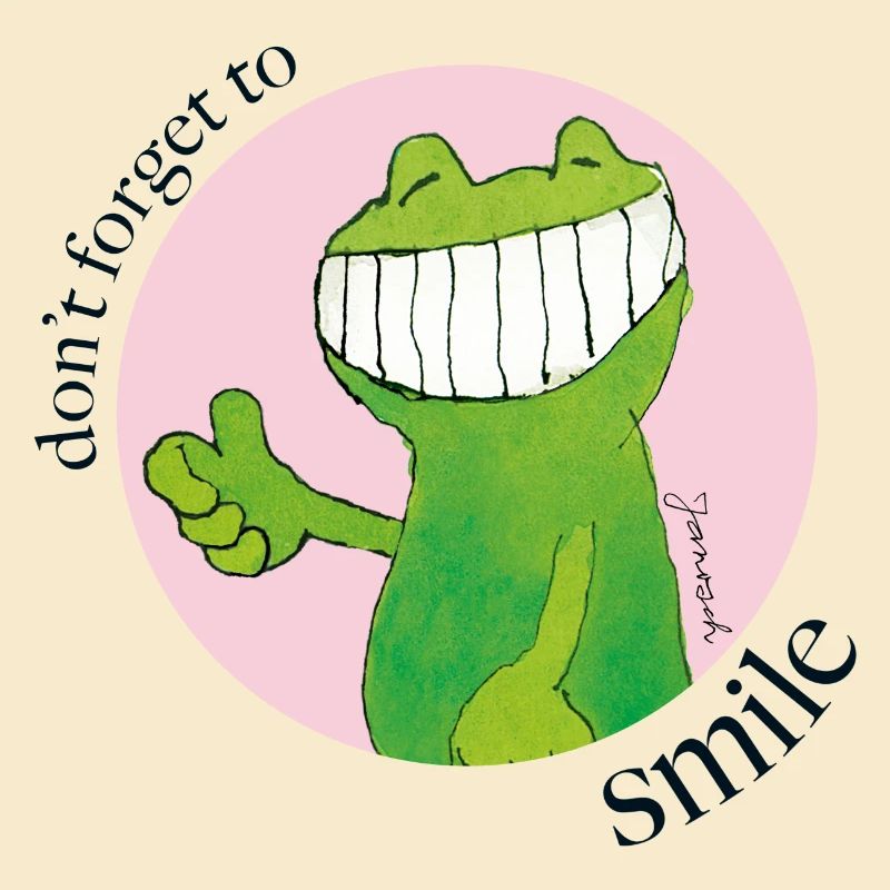 Janosch Guenter Box Frog Dont Forget Smile