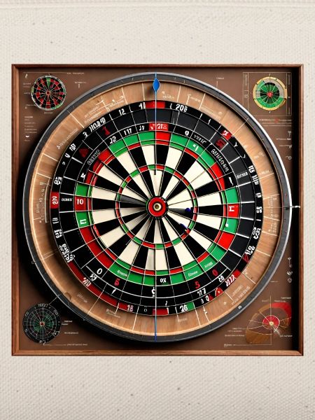 Anatomie einer Dartscheibe