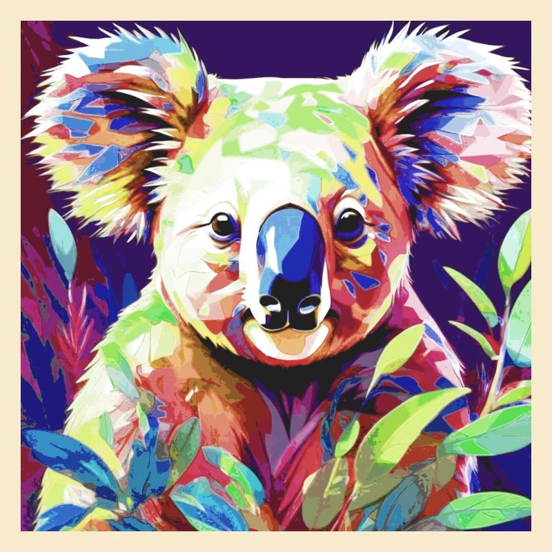 Koala, koalabär, illustration