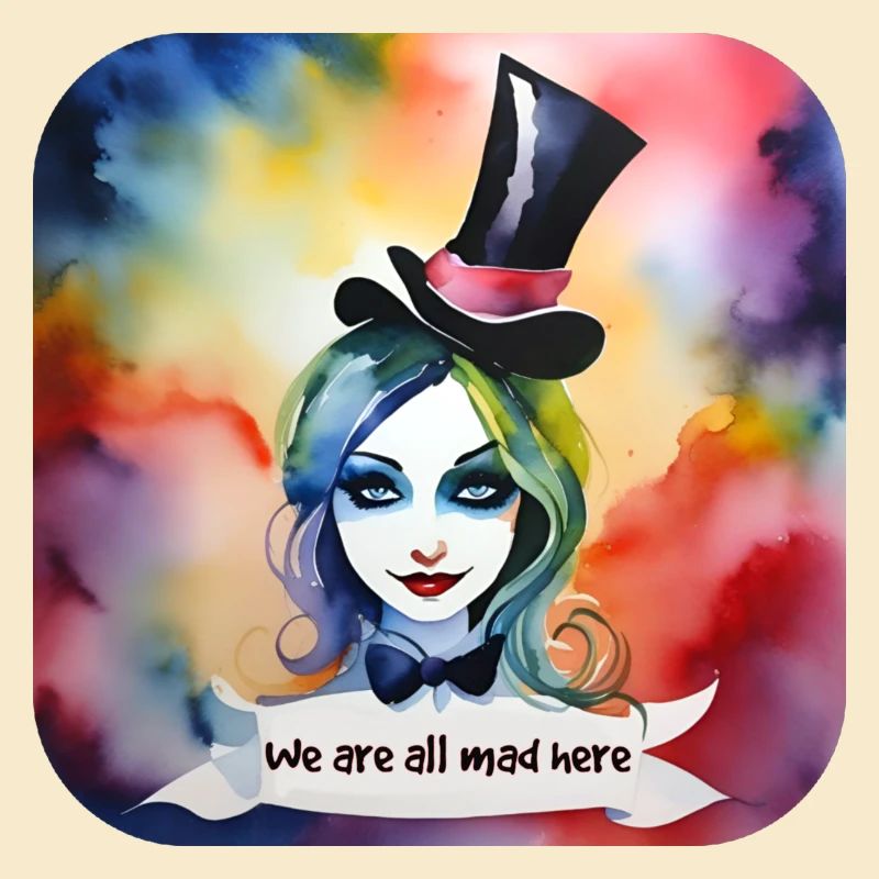 Cooles Harlequin Gothic Mädchen
