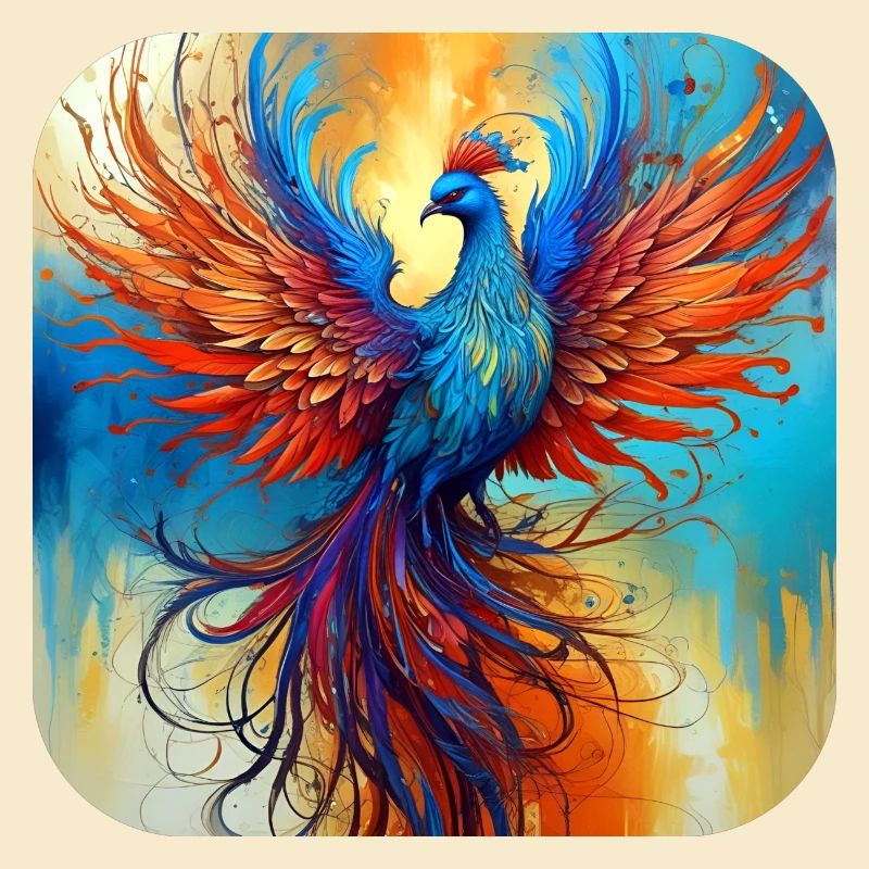 Fier Phénix de feu