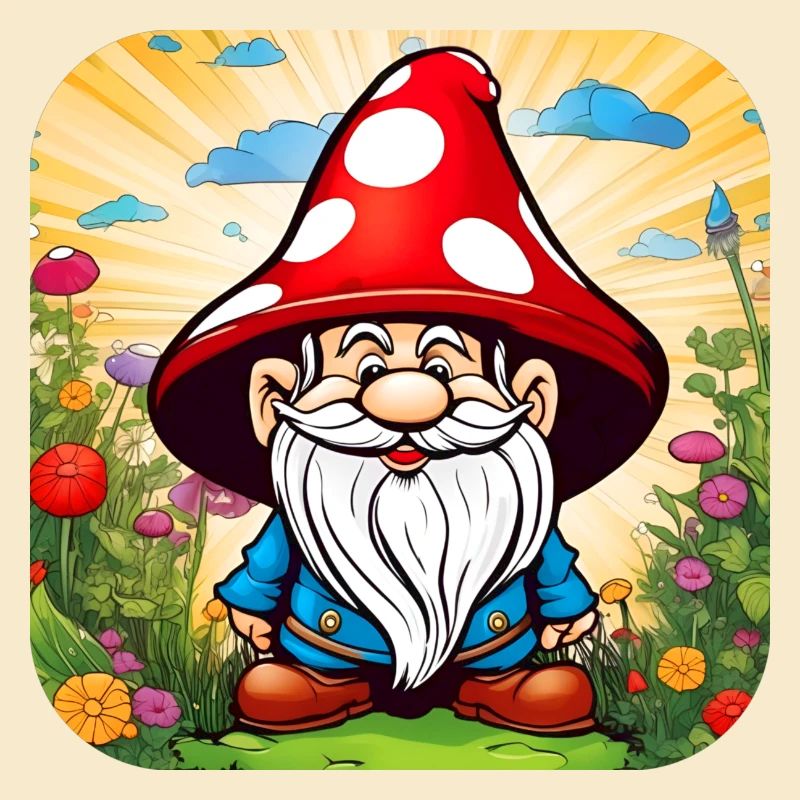 Cute Toadstool Leprechaun