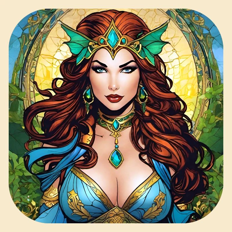 Coole Fantasy Superheldin