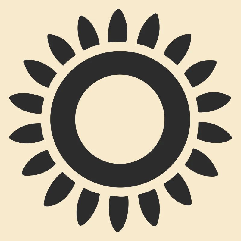 Abstrakte Sonne Sonnenschein Abstrakte Kunst
