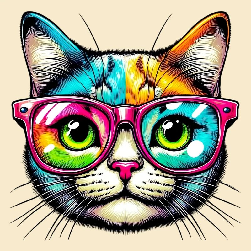 Kater mit Sonnenbrille
