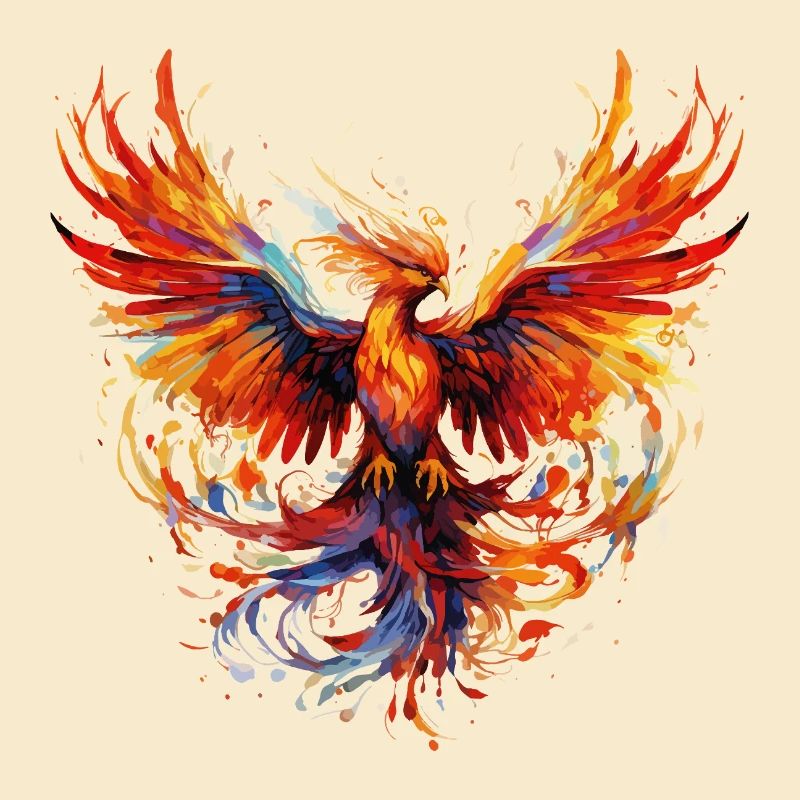 Phoenix Phoenix Fire Flames Bird Mythology