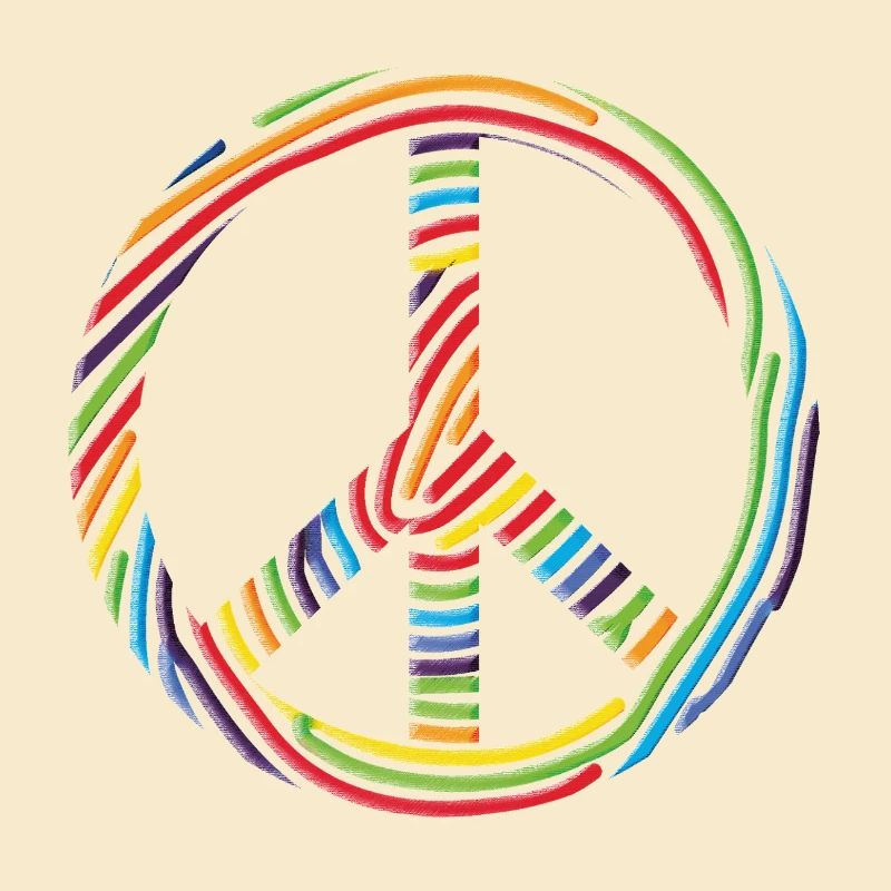 Buntes-Peace-Zeichen