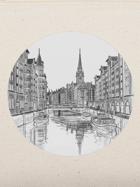 Hamburger Speicherstadt – Klassische Bleistiftzeic