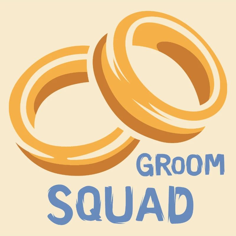 Groom Squad Ringe Junggesellenabschied