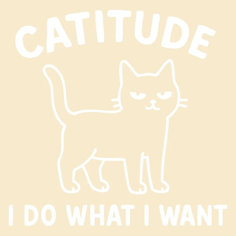 Catitude Katzenspruch