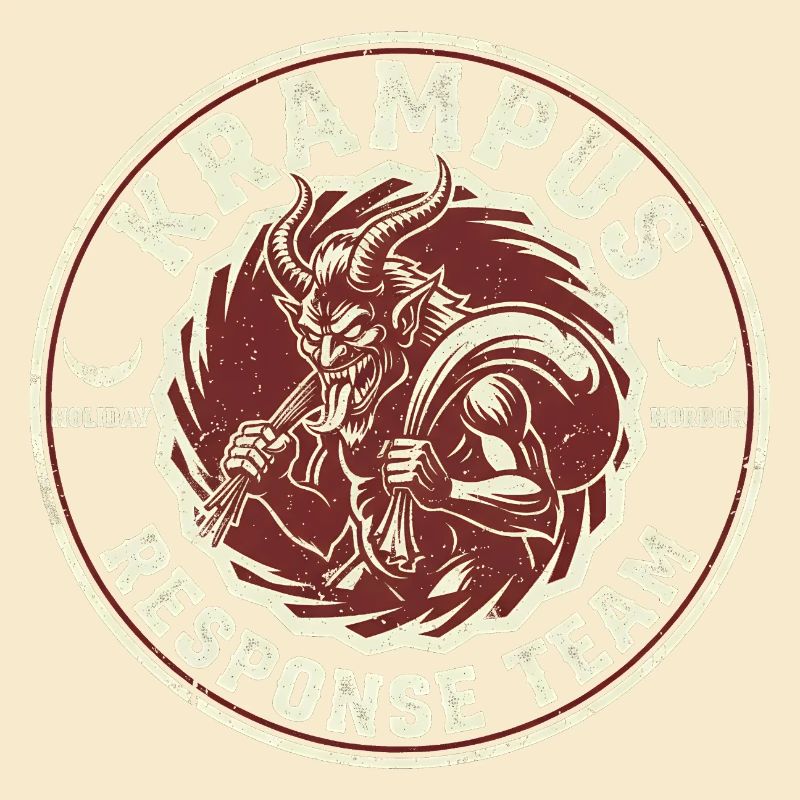 Équipe d’intervention Krampus Cryptide drôle Krampus