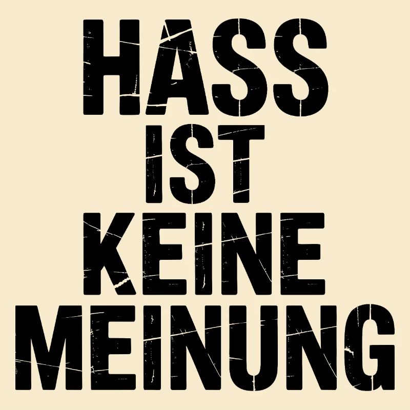 Hate is not an opinion - Against the right